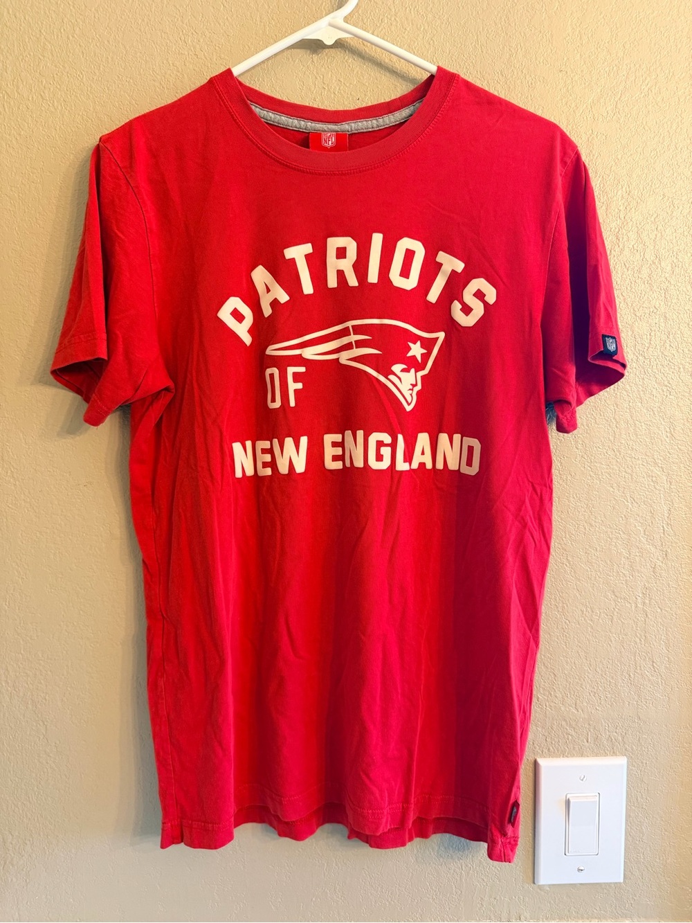 Nike NFL New England Patriots Red Graphic Tee